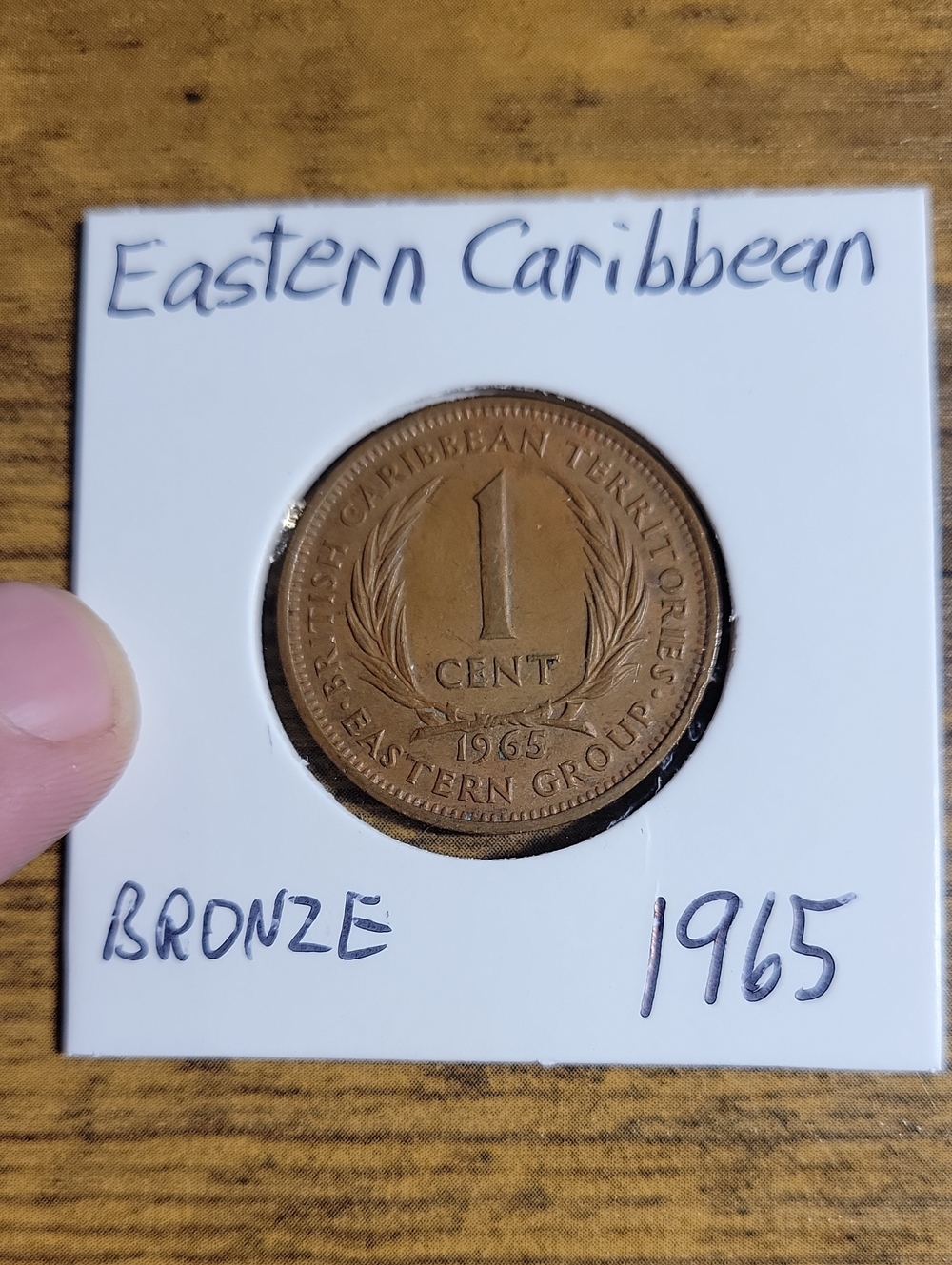 Bronze 1965 Eastern Caribbean 1 Cent Coin - Collectible